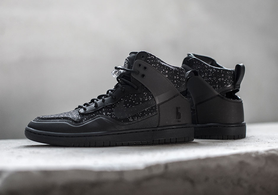 Giày Nike Pigalle x NikeLab Dunk Lux SP 'Black' 806948-001 - Ảnh 6