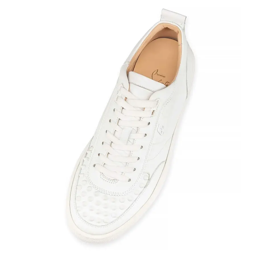 Giày Christian Louboutin Happyrui Spikes 'Bianco' 1200419W256 - Ảnh 4
