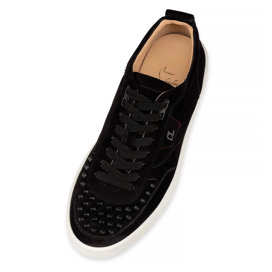 Giày Christian Louboutin Happyrui Spikes 'Black' 1200520B026 - Ảnh 4