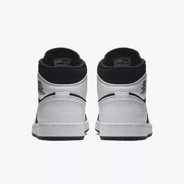 Giày Nike Air Jordan 1 Retro Mid 'Tuxedo' 554724-113 - Ảnh 3