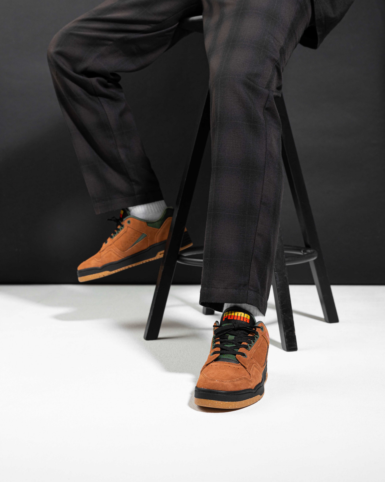 Giày Puma x Butter Goods Slipstream Low Suede 'Mocha Bisque' 384211-01 - Ảnh 4