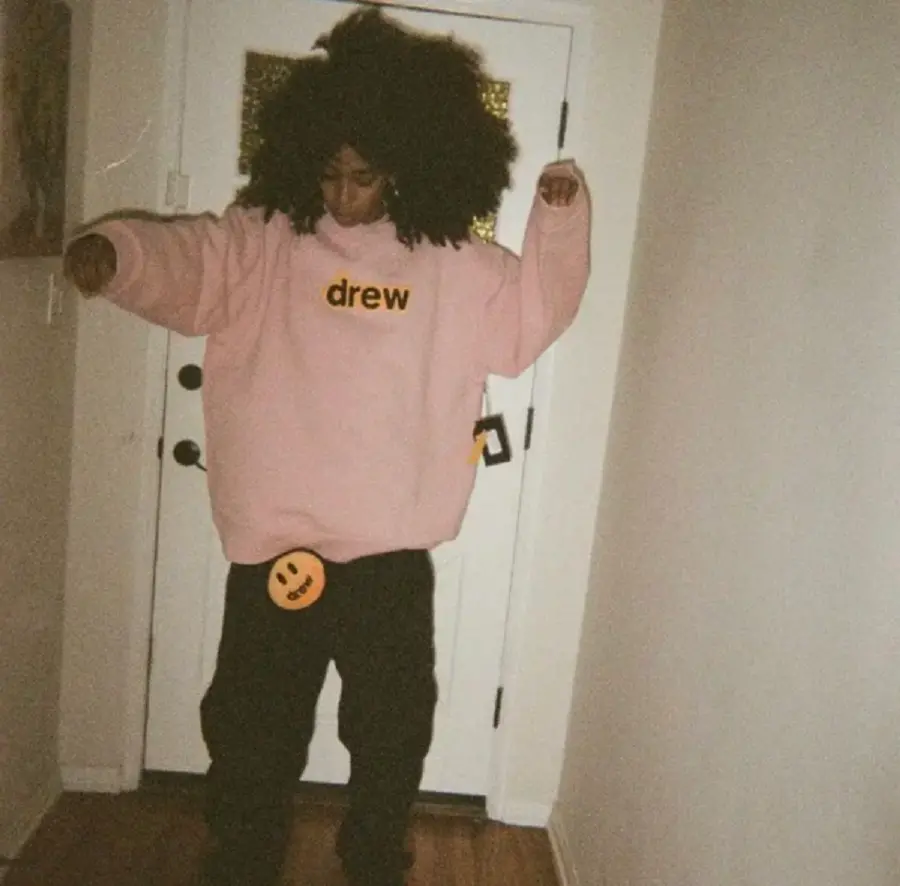 Alternative view of Áo Drew House Secret Crewneck Dusty Rose