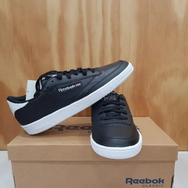 Giày Reebok Club C 85 Emboss 'Black' BS9529 - Ảnh 3