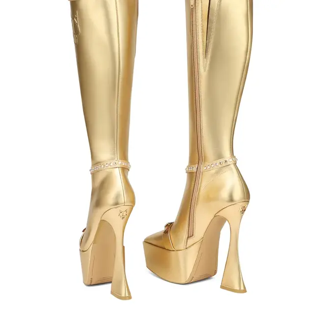 Giày Naked Wolfe Boost POISON LEATHER 'GOLD' - Ảnh 4