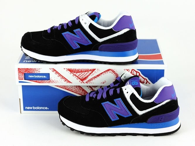 Giày New Balance Wmns 574 'Black Purple' WL574MOX - Ảnh 5