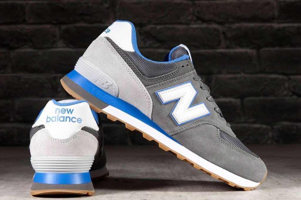 Giày New Balance 574 'Lead Faded Cobalt' ML574SKC - Ảnh 4