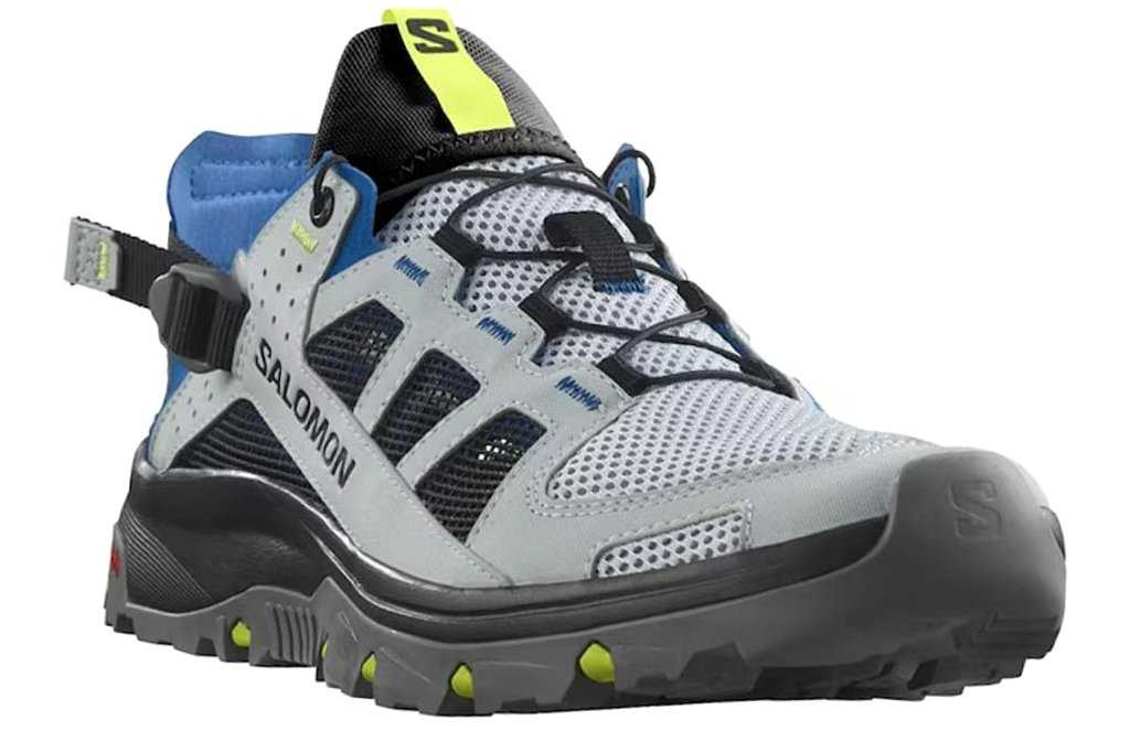 Giày Salomon Techamphibian 5 Pearl Blue Lapis Yellow 471138 - Ảnh 7