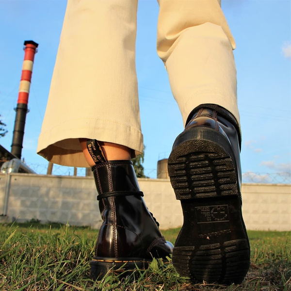 Giày Dr. Martens Wmns Arcadia Leather Lace Up Boot 'Cherry Red' 13661601 - Ảnh 4