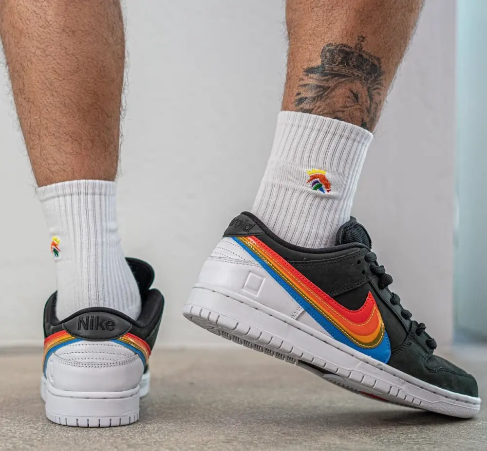 Giày Nike Polaroid x Dunk Low SB 'Black' DH7722-001 - Ảnh 7