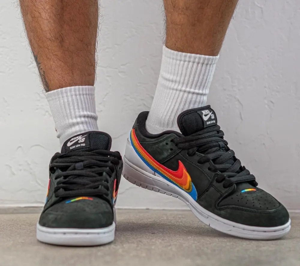 Giày Nike Polaroid x Dunk Low SB 'Black' DH7722-001 - Ảnh 4