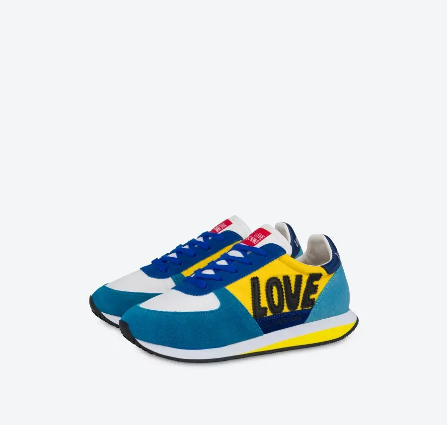 Giày Love Moschino Walk Love 'Light Blue' JA15322G1EIN240A - Ảnh 4