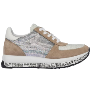 Giày Love Moschino Split And Sequins 'Beige' JA15394G1EIV190A