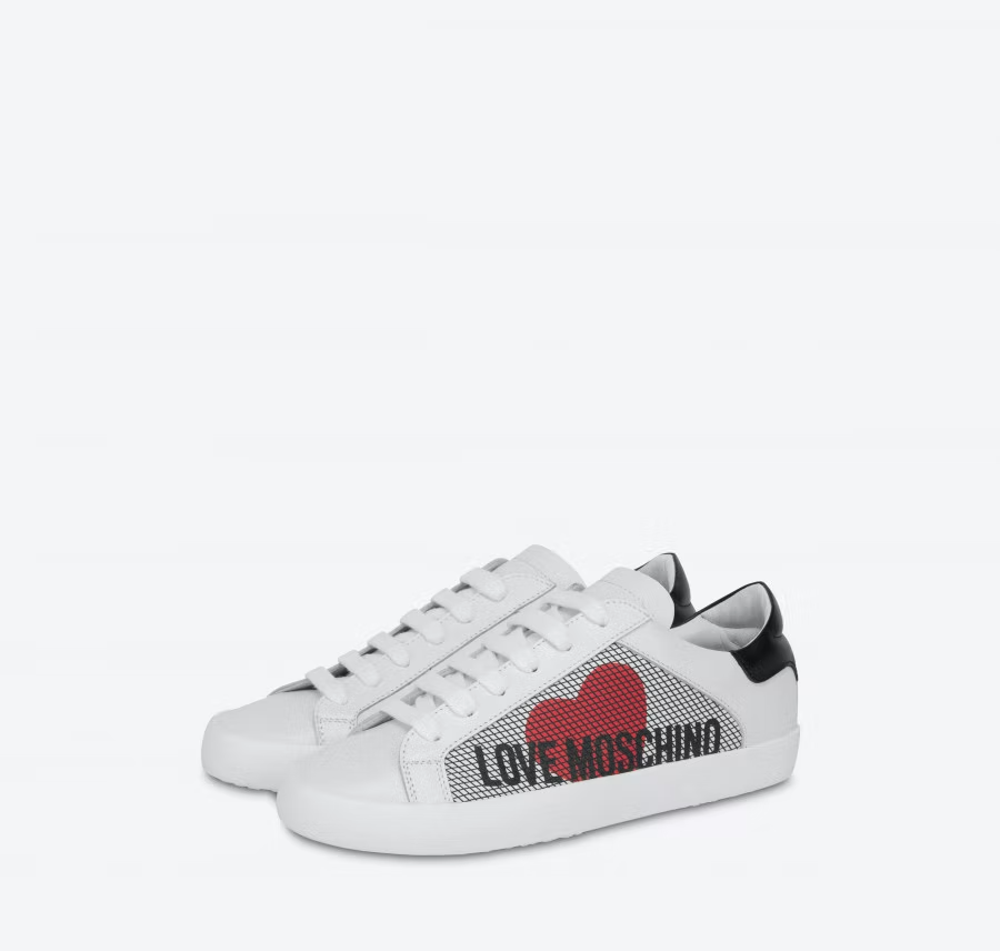 Giày Love Moschino Free Love Nappa 'White' JA15422G1EIA710A - Ảnh 2