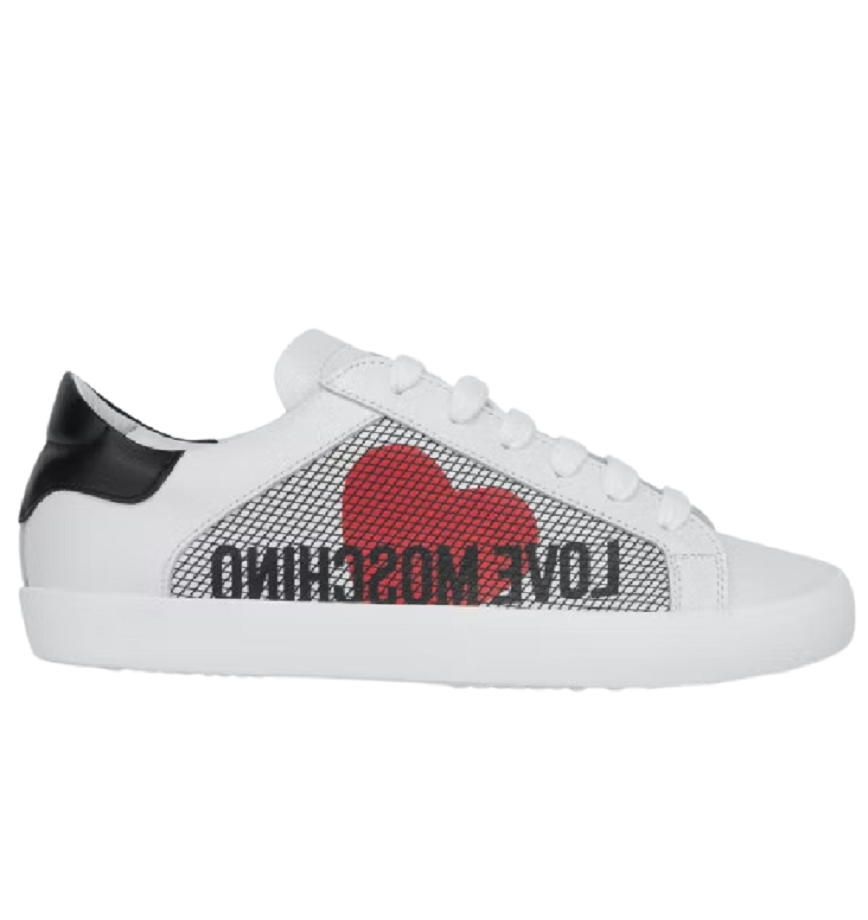 Giày Love Moschino Free Love Nappa 'White' JA15422G1EIA710A