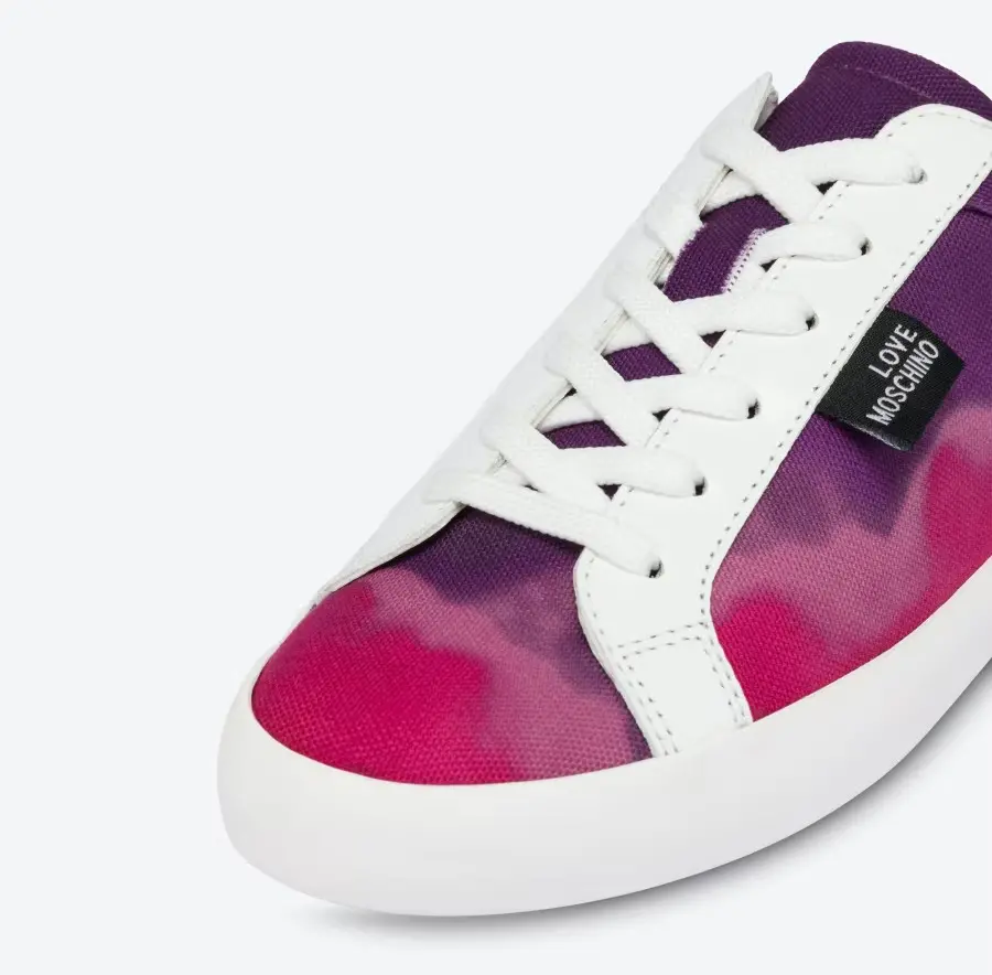 Alternative view of Giày Love Moschino Tie Dye Canvas 'Fuchsia' JA15542G0EJH265A