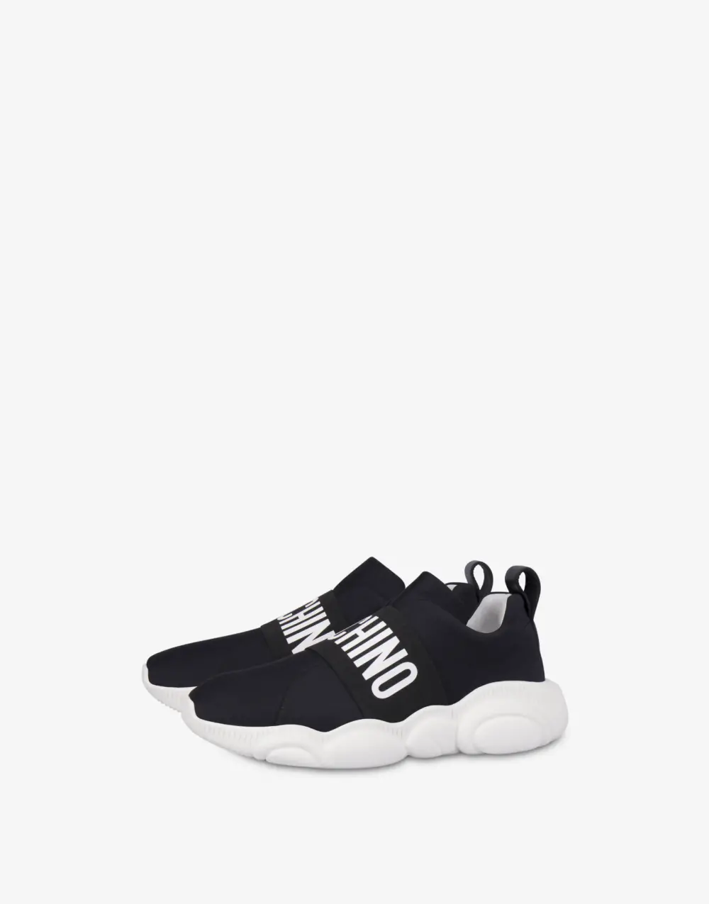 Alternative view of Giày Moschino Teddy Slip On With Logo 'Black' MA15073G0AMN0000