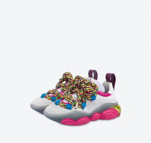 Alternative view of Giày Moschino Bubble Teddy With Maxi Laces 'White' MA15573G1EMP510A