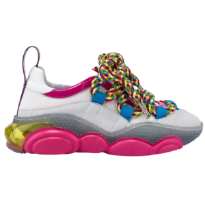 Giày Moschino Bubble Teddy With Maxi Laces 'White' MA15573G1EMP510A