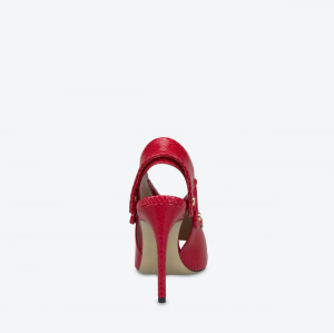 Alternative view of Giày Cao Gót Moschino Biker Slingback 'Red' MA1612AC1EMI5500