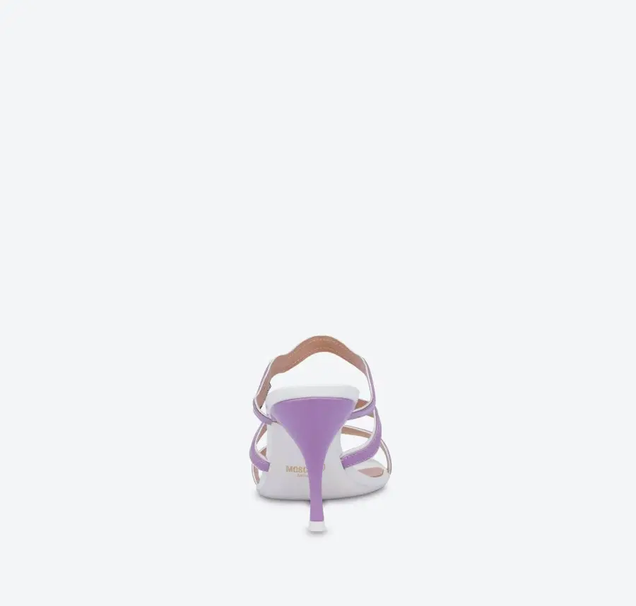 Giày Cao Gót Moschino Ric Rac Patent 'Lilac' MA28277C0EMB165B - Ảnh 3