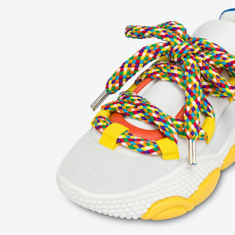 Giày Moschino Bubble Teddy With Maxi Laces 'White' MB15573G0EGU400A - Ảnh 2