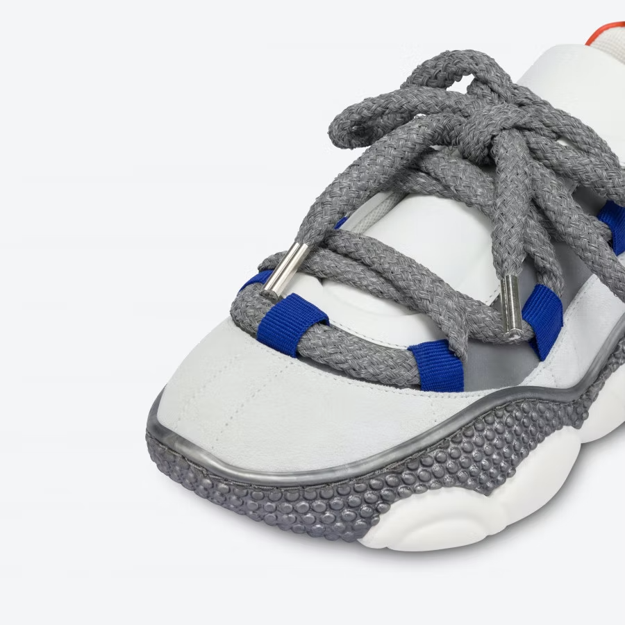 Giày Moschino Bubble Teddy With Maxi Laces 'White' MB15573G0EGX390A - Ảnh 5