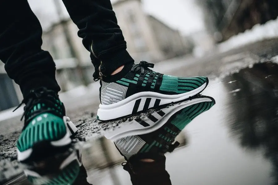 Alternative view of Giày Adidas EQT Support Mid Adv 'Black Sub Green' CQ2998