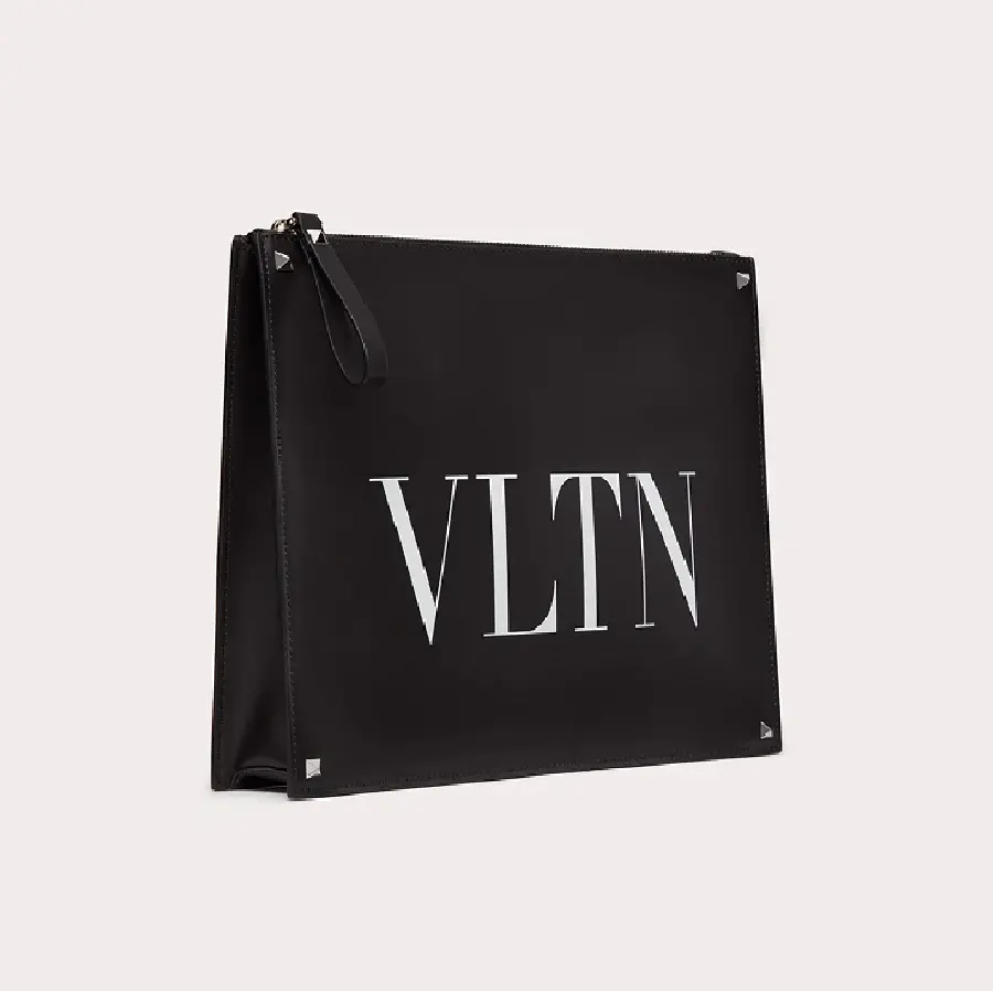 Túi Valentino Garavani VLTN Pouch 'Black' XY2B0692WJW-0NI - Ảnh 4