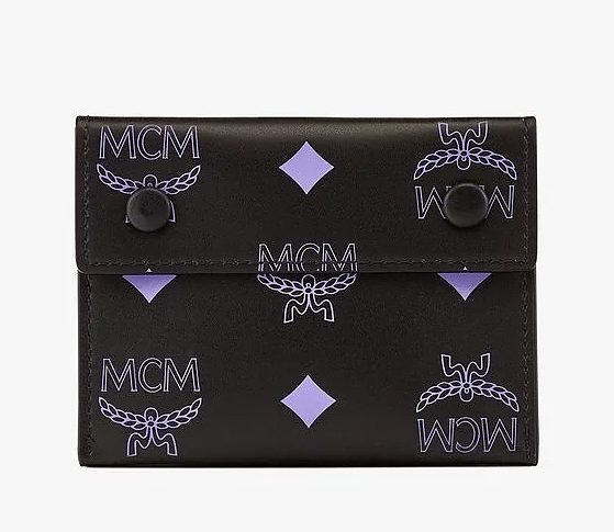 Túi MCM Pouch Trio in Color Splash Logo Leather MXZBASX04U6001 - Ảnh 3