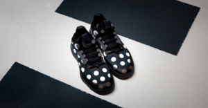 Alternative view of Giày Adidas Harden Vol. 5 Supernatural 'Polka Dot Black' H68597