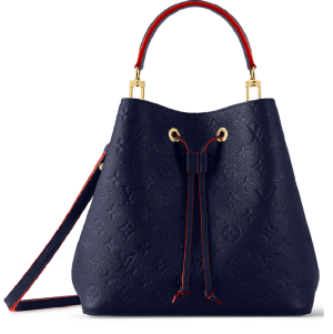 Túi Louis Vuitton Neonoe MM Monogram Empreinte 'Navy Blue Red' M45306