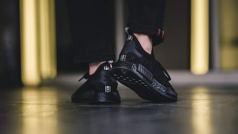 Giày Adidas NMD R1 STLT Triple Black CQ2391 - Ảnh 4