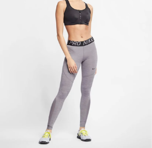 Alternative view of Quần Nike Womens Pro Tights Grey AO9968-063