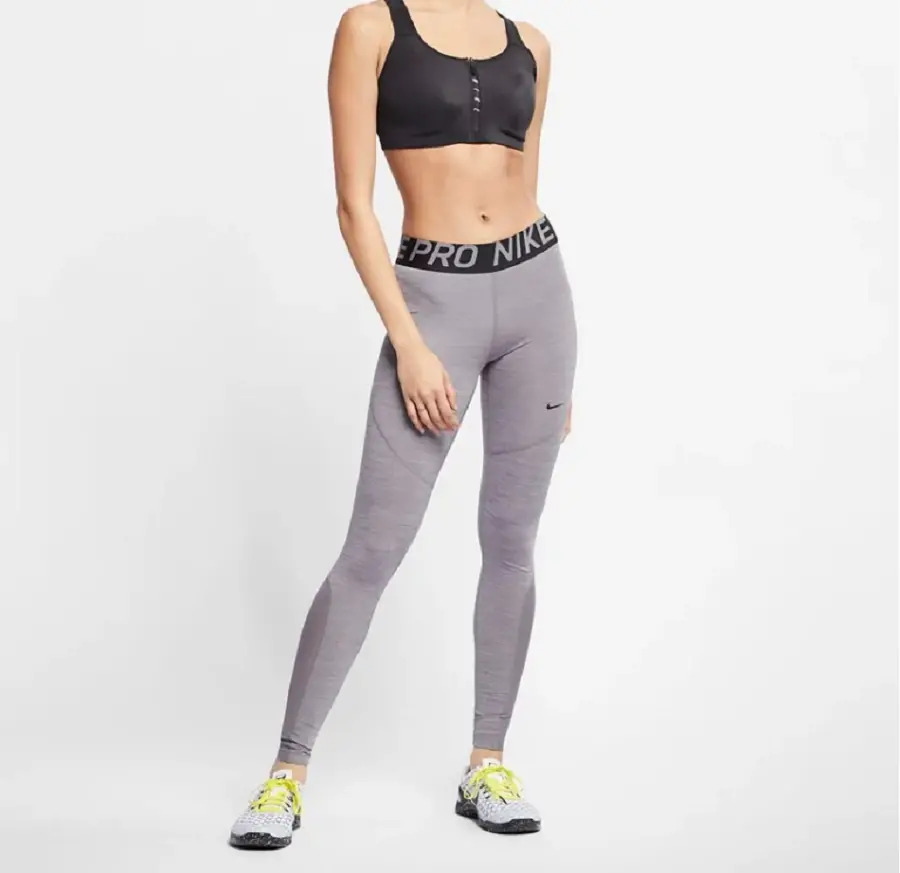 Alternative view of Quần Nike Womens Pro Tights Grey AO9968-063