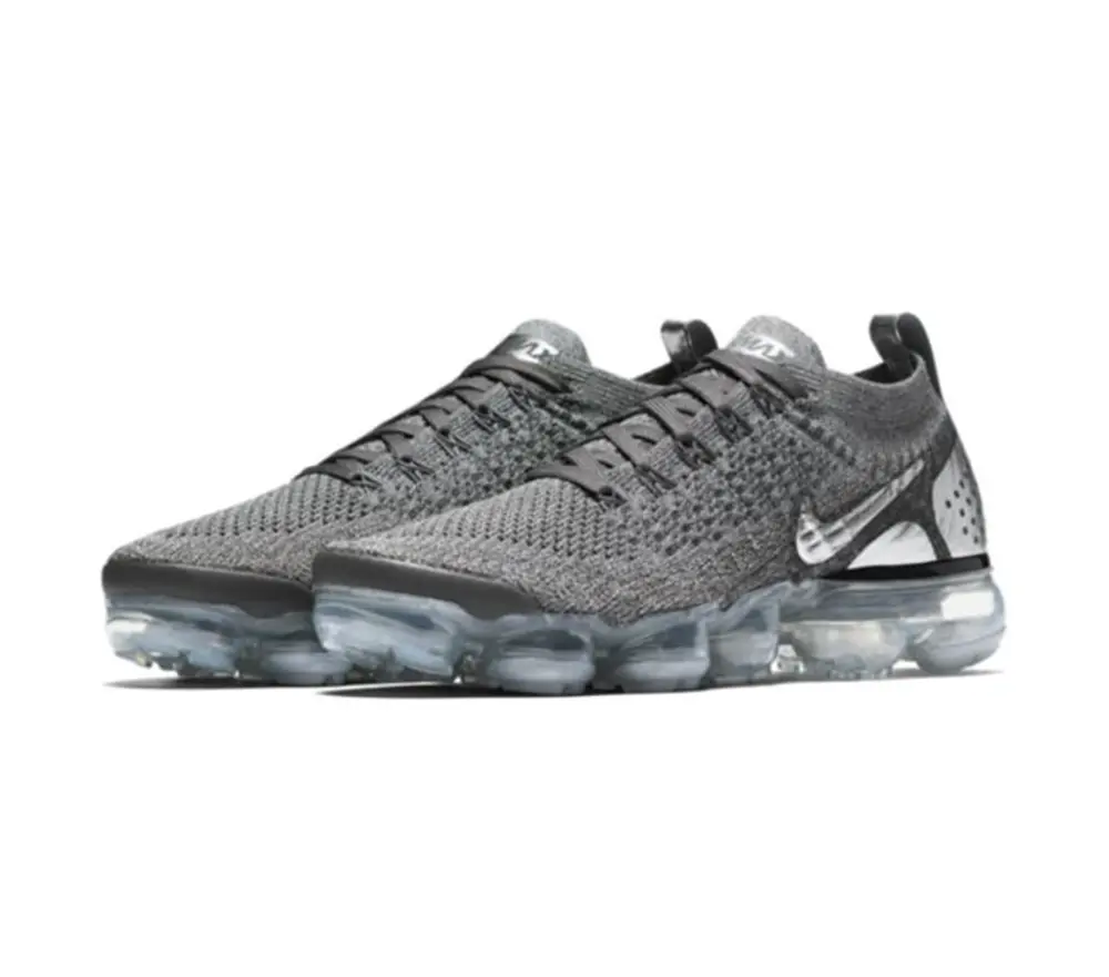 Giày Nike Wmns Air VaporMax Flyknit 2 'Chrome Grey' 942843-013 - Ảnh 4