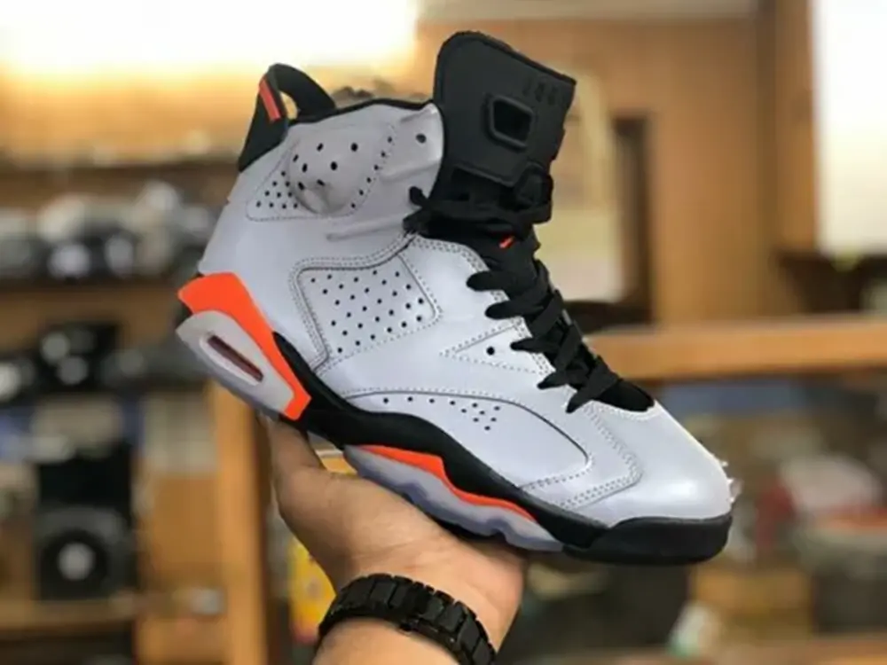Giày Nike Jordan 6 Retro 'Reflections of a Champion' 3M CI4072-001 - Ảnh 4