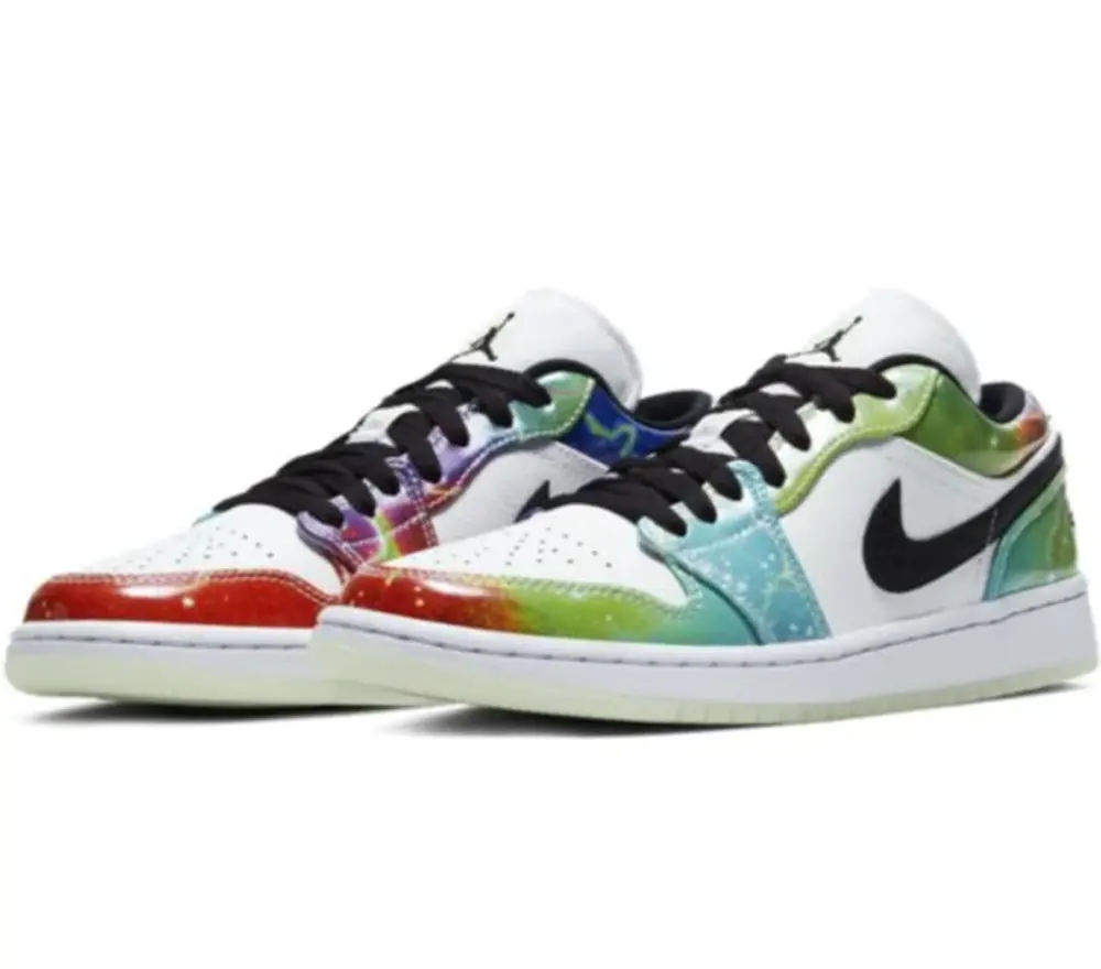 Alternative view of Giày Nike Air Jordan 1 Low Galaxy (W) CW7310-909