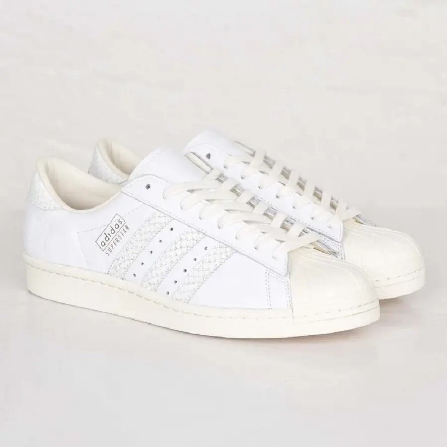 Giày Adidas Undefeated x Superstar 80 'White' B34077 - Ảnh 5