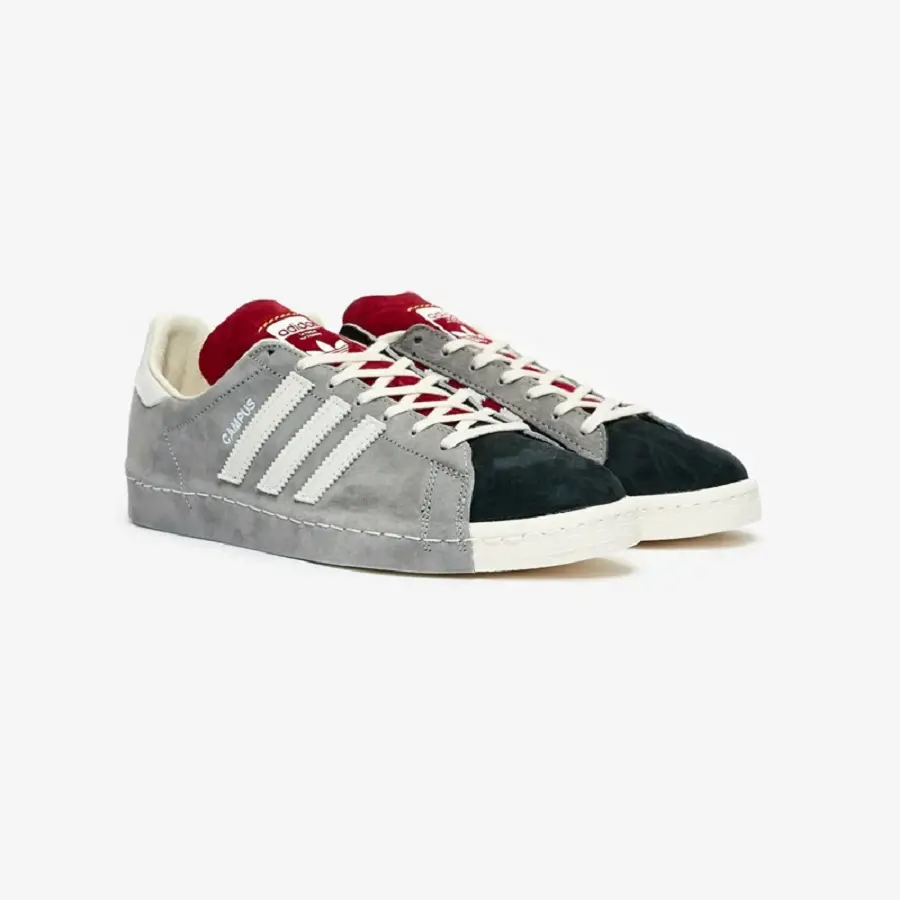 Alternative view of Giày Adidas x RECOUTURE Campus 80s 'Grey' FY6754