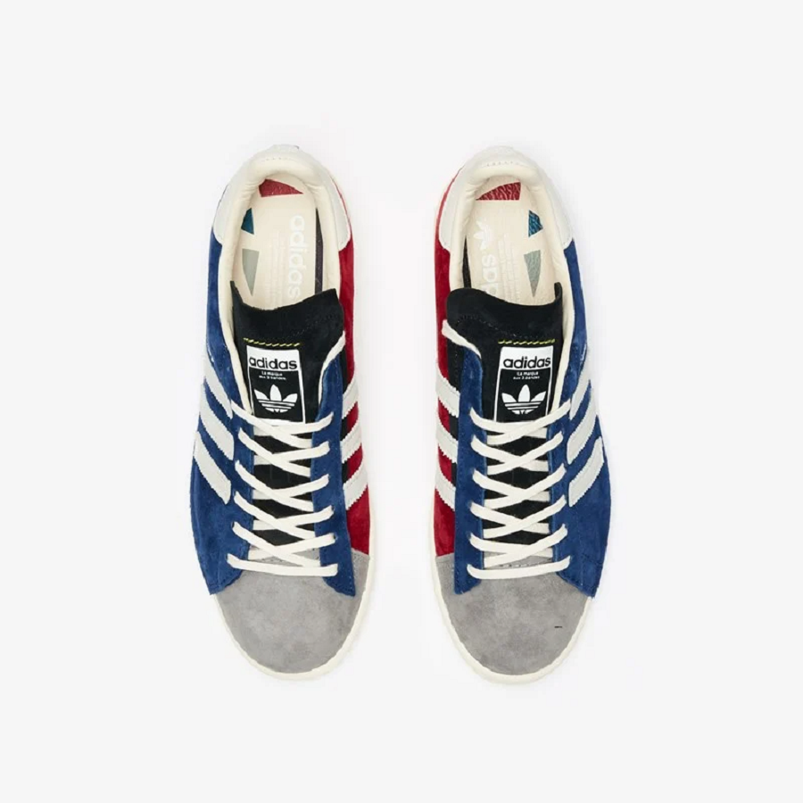 Giày Adidas x RECOUTURE Campus 80s 'Blue' FY6753 - Ảnh 6