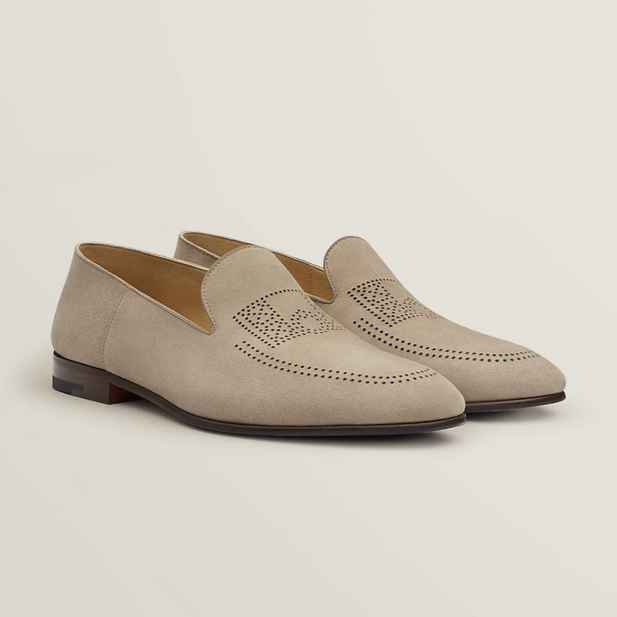 Giày Hermes Eclipse Loafer 'Beige Sable' H221980ZAC9420 - Ảnh 2