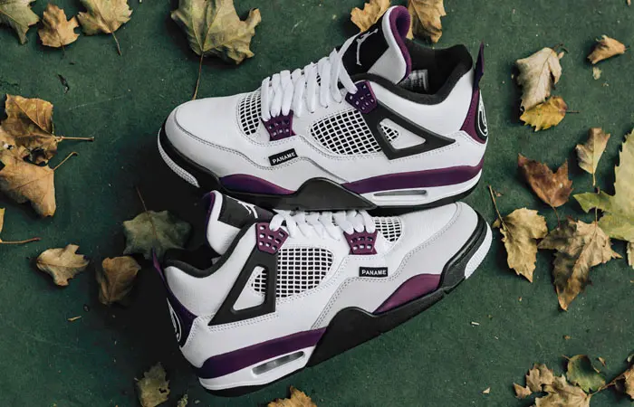 Giày Nike Paris Saint-Germain x Air Jordan 4 Retro 'Bordeaux' CZ5624-100 - Ảnh 4