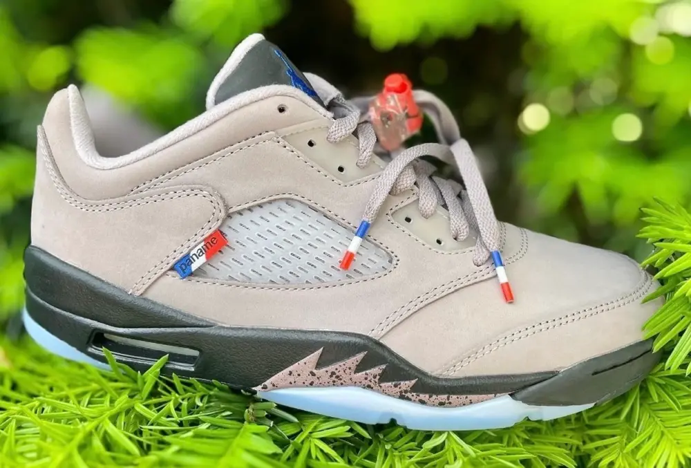 Giày Nike Paris Saint-Germain x Air Jordan 5 Retro Low 'Paname' DX6325-204 - Ảnh 5