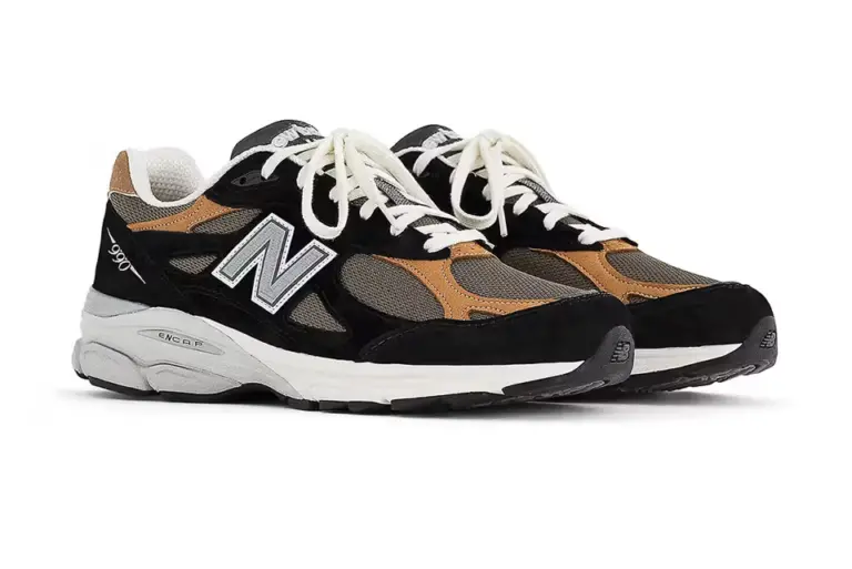 Giày New Balance 990v3 ‘MiUSA Black Tan’ M990BB3 - Ảnh 5
