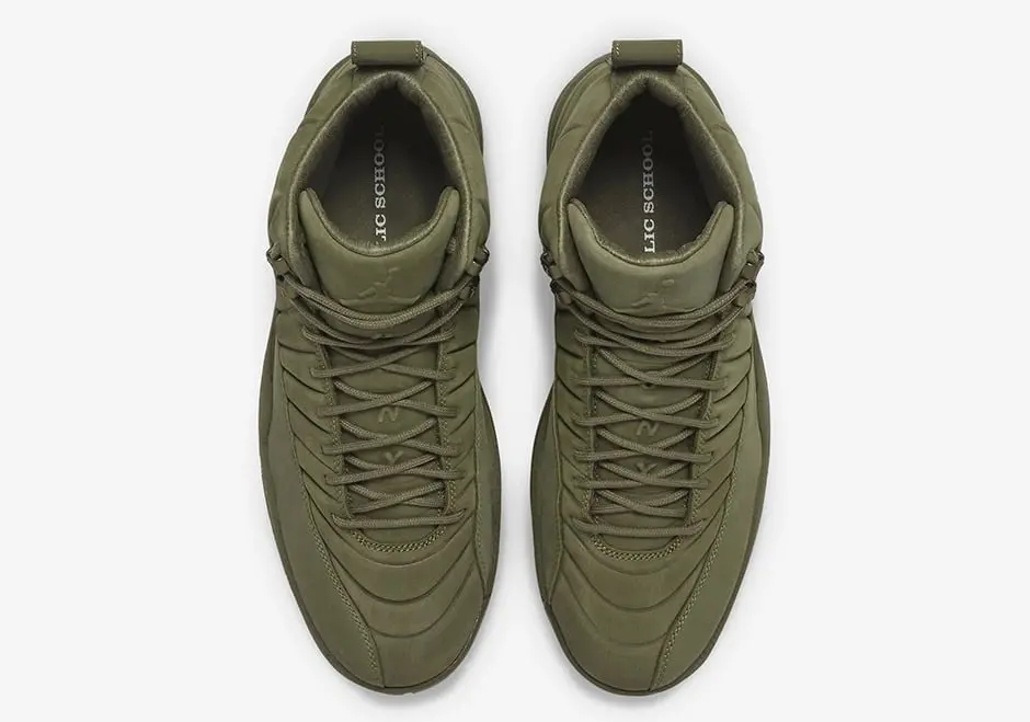 Alternative view of Giày Nike PSNY x Air Jordan 12 Retro 'Milan' AA1233-200