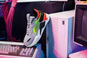 Alternative view of Giày Puma RS-X Hard drive Grey 'Yellow Red' 369818-01