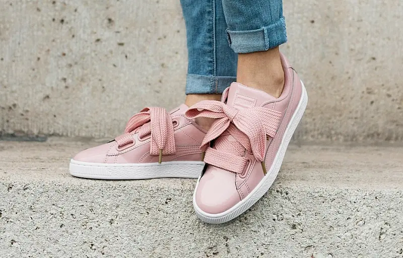Giày Puma Basket Heart 'Paten Pink' 363073-11 - Ảnh 6