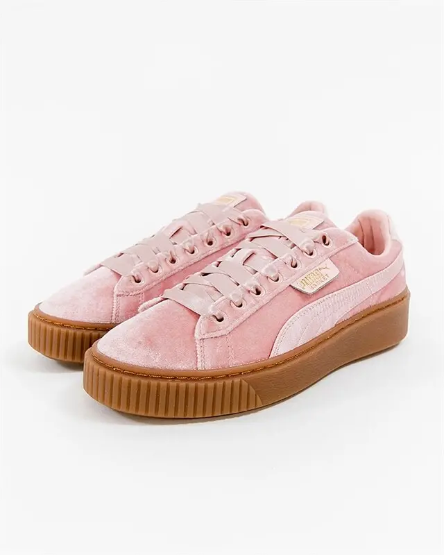 Giày Puma Basket Platform 'Velour Suede' 366721-02 - Ảnh 7