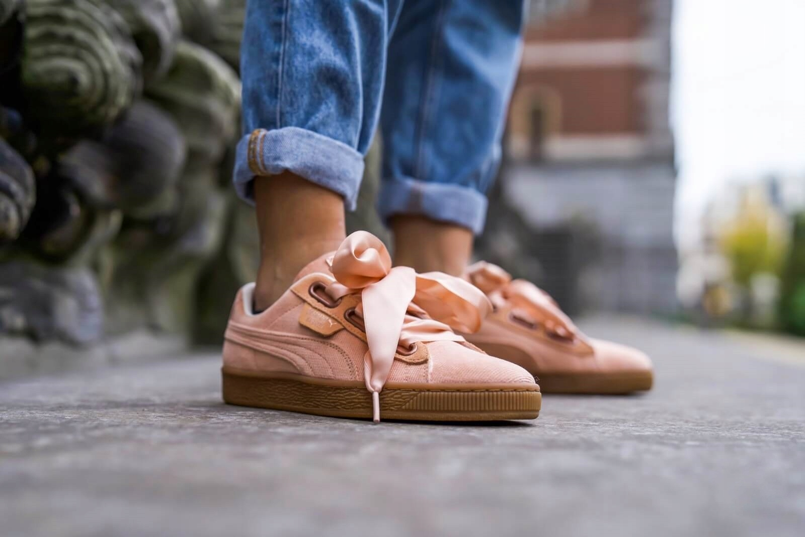 Giày Puma Wmns Basket Heart 'Corduroy' 366729-01 - Ảnh 2