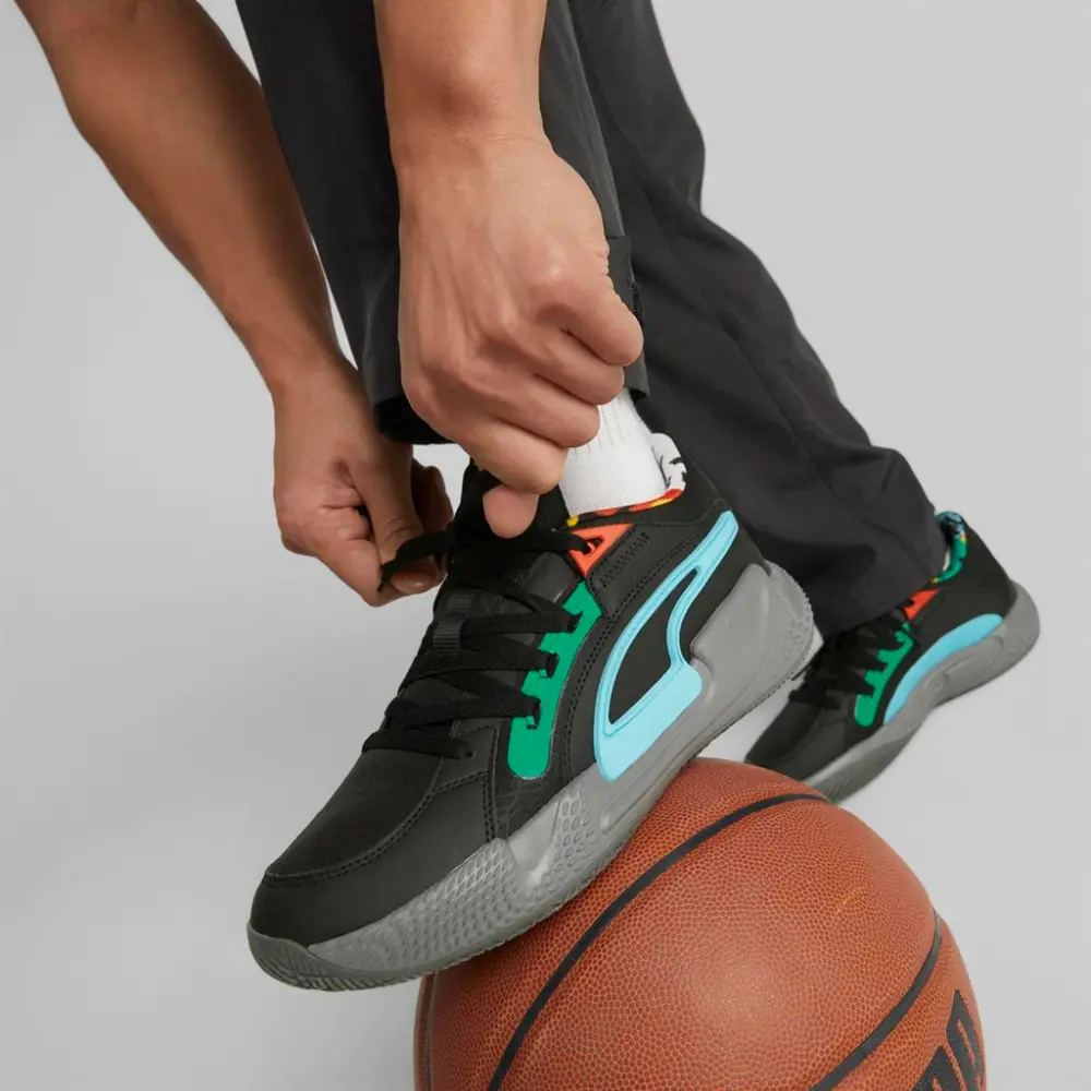 Alternative view of Giày Puma Court Rider Chaos 'Black' 37826501